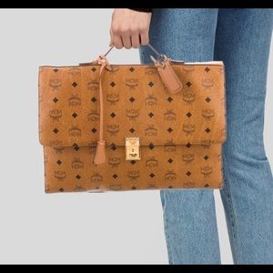MCM Visetos Envelope Briefcase